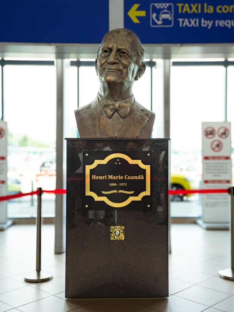 Bustul academicianului Henri Marie Coandă