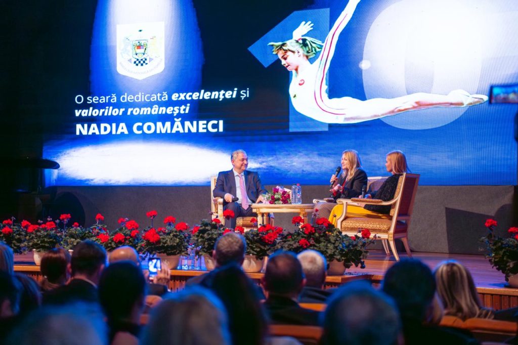 Nadia Comăneci, celebrată de Marea Lojă Națională din România – 50 de ani de la primul 10